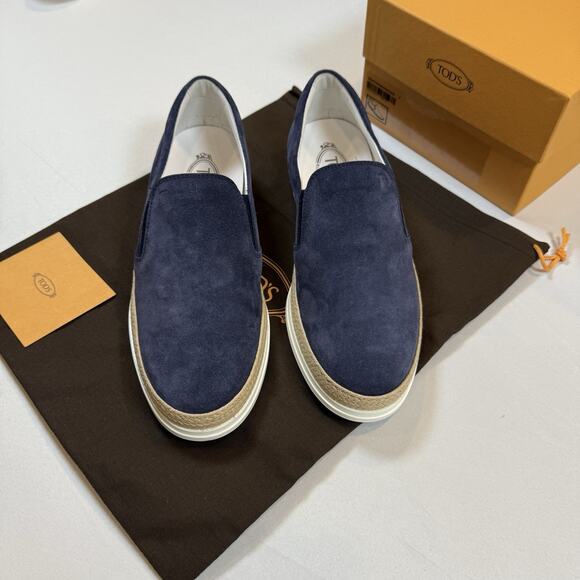 Tod’s NUOVA PANTOFOLA GOMMA RAFIA TV Loafer Size 8UK/9.5US New In Box MSRP $825 main image 5